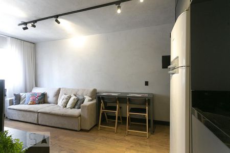 Cozinha/ Sala de apartamento para alugar com 1 quarto, 30m² em Consolação, São Paulo