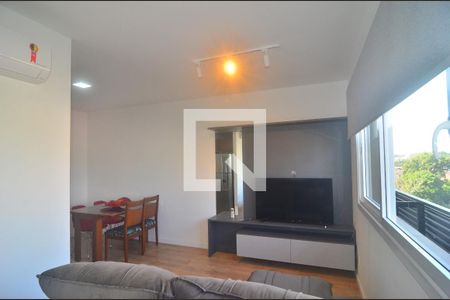 Sala de apartamento à venda com 1 quarto, 38m² em Marechal Rondon, Canoas