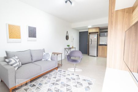 Sala de apartamento para alugar com 1 quarto, 47m² em Petrópolis, Porto Alegre