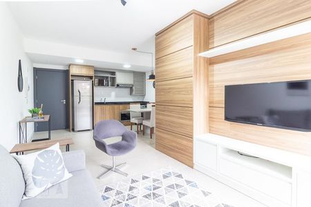 Sala de apartamento para alugar com 1 quarto, 47m² em Petrópolis, Porto Alegre