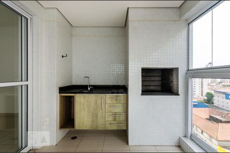 Detalhe churrasqueira de apartamento para alugar com 3 quartos, 111m² em Ponta da Praia, Santos