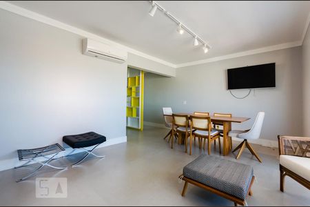 Sala de apartamento para alugar com 3 quartos, 96m² em Vila Belmiro, Santos