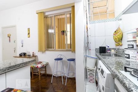 Cozinha de apartamento à venda com 1 quarto, 44m² em Centro Histórico de São Paulo, São Paulo