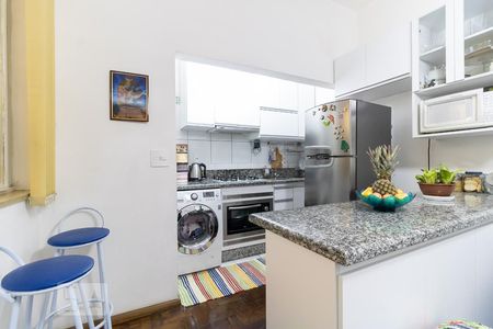 Cozinha de apartamento à venda com 1 quarto, 44m² em Centro Histórico de São Paulo, São Paulo