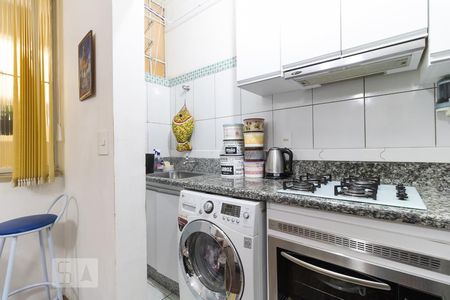 Cozinha de apartamento à venda com 1 quarto, 44m² em Centro Histórico de São Paulo, São Paulo