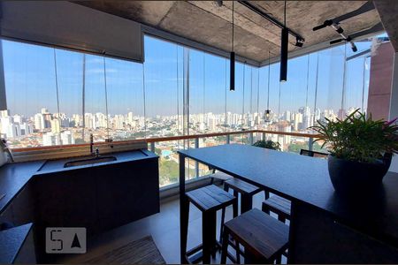 Varanda da Sala de apartamento para alugar com 1 quarto, 47m² em Jardim Vila Mariana, São Paulo