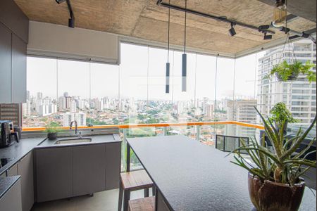 Varanda/ Cozinha de apartamento para alugar com 1 quarto, 47m² em Jardim Vila Mariana, São Paulo