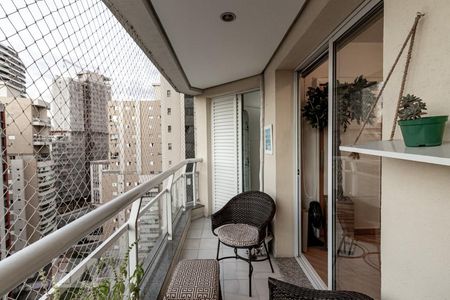 Varanda de apartamento à venda com 1 quarto, 50m² em Vila Olímpia, São Paulo