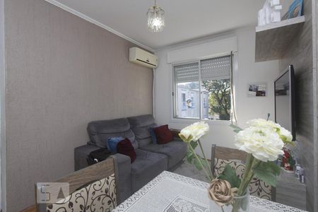 SALA de apartamento à venda com 1 quarto, 38m² em São Sebastião, Porto Alegre