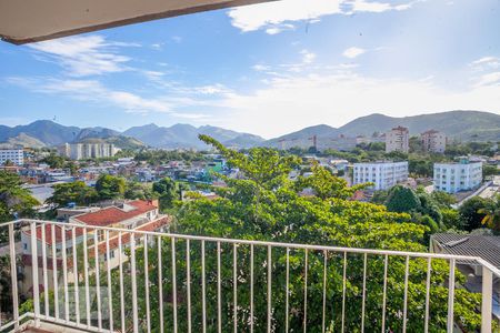 Vista da Sala de apartamento à venda com 1 quarto, 60m² em Taquara, Rio de Janeiro