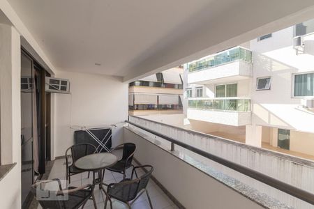 Varanda da Sala de apartamento à venda com 3 quartos, 82m² em Recreio dos Bandeirantes, Rio de Janeiro