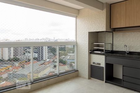 Varanda gourmet de apartamento à venda com 3 quartos, 93m² em Fundação, São Caetano do Sul