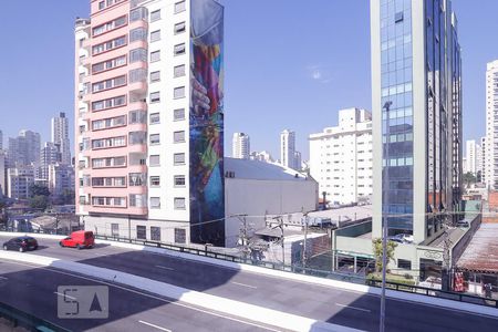 Vista Sala de apartamento à venda com 1 quarto, 58m² em Santa Cecília, São Paulo