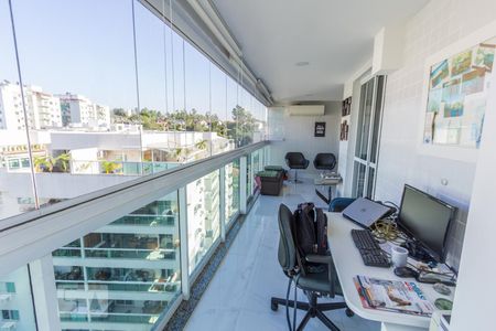 Varanda da Sala de apartamento para alugar com 3 quartos, 103m² em Freguesia de Jacarepaguá, Rio de Janeiro