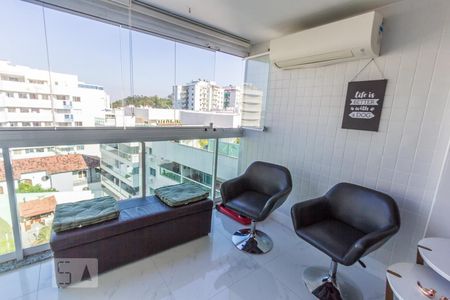 Varanda da Sala de apartamento para alugar com 3 quartos, 103m² em Freguesia de Jacarepaguá, Rio de Janeiro