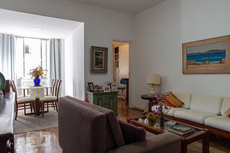 Sala de apartamento à venda com 3 quartos, 110m² em Leme, Rio de Janeiro