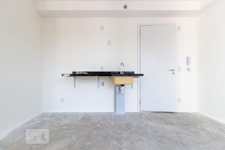 Cozinha de apartamento para alugar com 1 quarto, 28m² em Mirandópolis, São Paulo