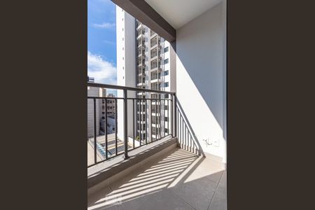 Varanda do Studio de apartamento para alugar com 1 quarto, 28m² em Mirandópolis, São Paulo