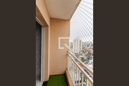 Varanda da Sala de apartamento à venda com 2 quartos, 60m² em Vila Principe de Gales, Santo André