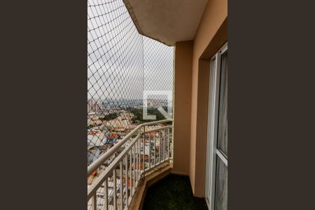 Varanda da Sala de apartamento à venda com 2 quartos, 60m² em Vila Principe de Gales, Santo André