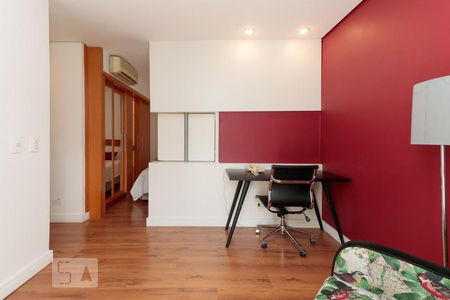 Sala de apartamento para alugar com 1 quarto, 31m² em Paraíso, São Paulo