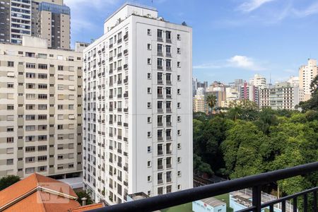 Vista da Varanda de kitnet/studio à venda com 1 quarto, 26m² em Consolação, São Paulo