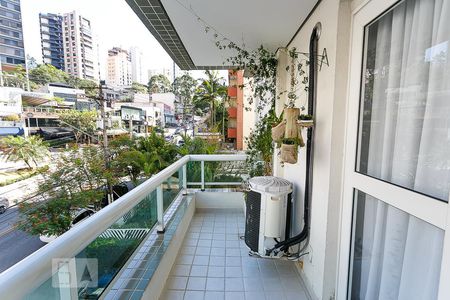 Varanda da Sala de apartamento à venda com 3 quartos, 100m² em Vila Andrade, São Paulo