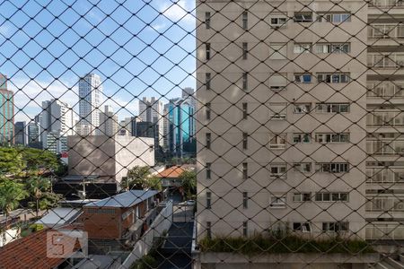 Vista Sala de apartamento à venda com 2 quartos, 91m² em Vila Nova Conceição, São Paulo