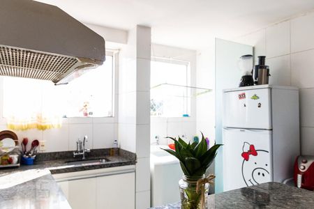 Cozinha e Área de Serviço de apartamento à venda com 2 quartos, 60m² em Paquetá, Belo Horizonte