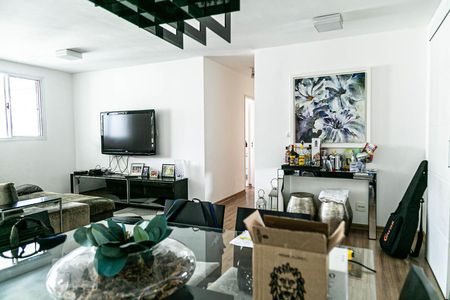 vSala de apartamento à venda com 3 quartos, 126m² em Vila Suzana, São Paulo