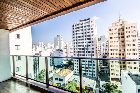 Varanda de apartamento para alugar com 1 quarto, 41m² em Santa Cecília, São Paulo