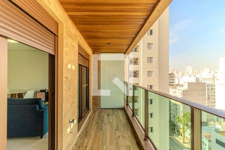 Varanda de apartamento à venda com 1 quarto, 41m² em Santa Cecília, São Paulo