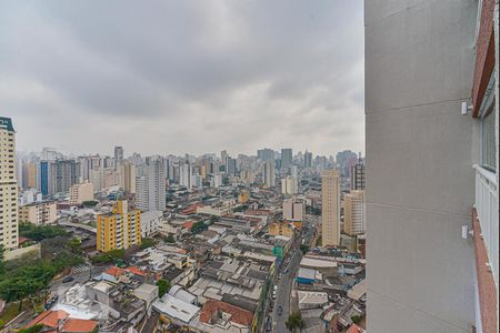 Vista da Sacada da Sala de apartamento à venda com 1 quarto, 40m² em Cambuci, São Paulo