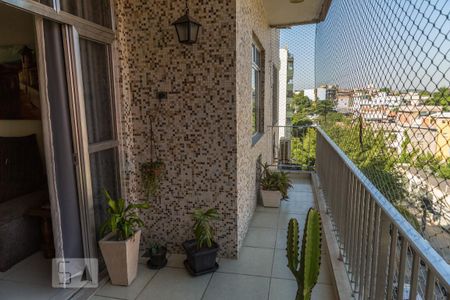 Varanda da Sala de apartamento à venda com 3 quartos, 117m² em Taquara, Rio de Janeiro