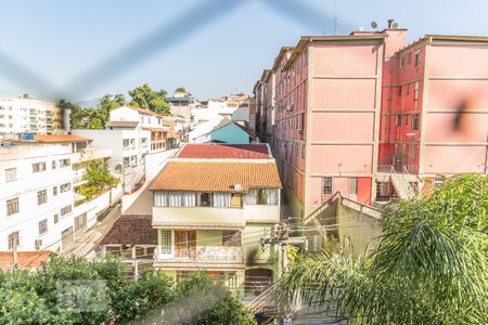 Varanda da Sala Vista de apartamento à venda com 3 quartos, 117m² em Taquara, Rio de Janeiro