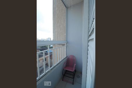 Varanda do Quarto Suíte de apartamento à venda com 2 quartos, 70m² em Vila Humaitá, Santo André