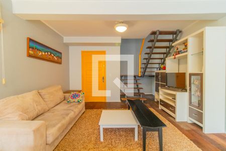 Sala de casa de condomínio à venda com 3 quartos, 180m² em Tristeza, Porto Alegre