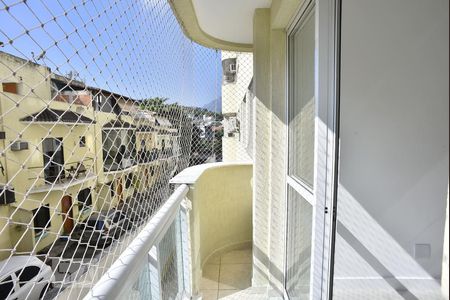 Varanda de apartamento à venda com 2 quartos, 51m² em Pechincha, Rio de Janeiro