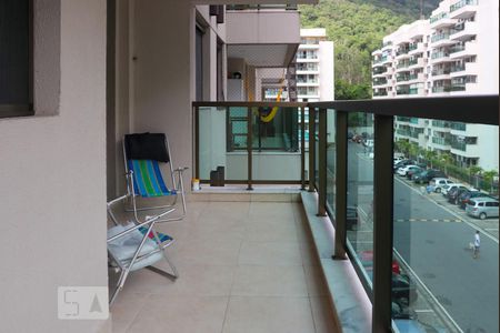 Varanda da Sala de apartamento para alugar com 2 quartos, 65m² em Recreio dos Bandeirantes, Rio de Janeiro