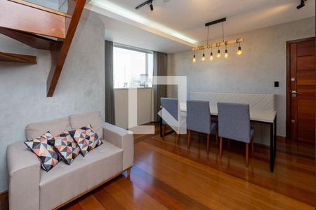 Sala de TV de apartamento para alugar com 4 quartos, 179m² em Dona Clara, Belo Horizonte