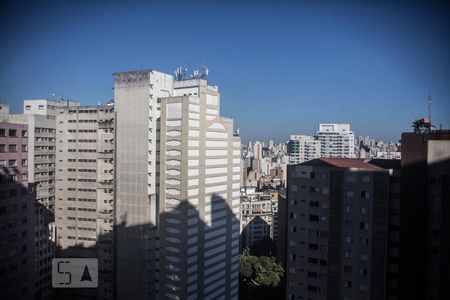 Vista da Sala de kitnet/studio para alugar com 1 quarto, 24m² em Centro Histórico de São Paulo, São Paulo