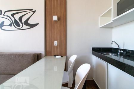 Cozinha de apartamento para alugar com 1 quarto, 25m² em Sul (águas Claras), Brasília