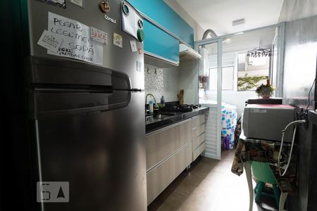 Cozinha de apartamento à venda com 1 quarto, 35m² em Jardim Ibitirama, São Paulo