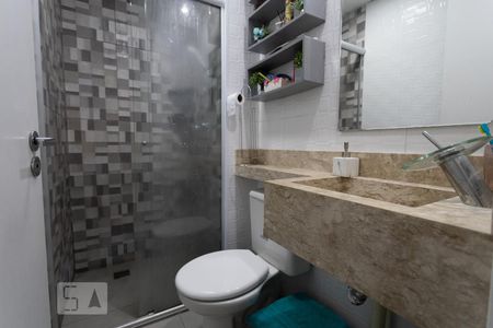 Banheiro de apartamento à venda com 1 quarto, 35m² em Jardim Ibitirama, São Paulo