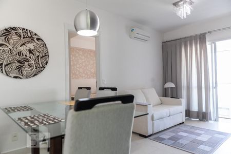 Sala de apartamento para alugar com 1 quarto, 47m² em Boqueirão, Santos