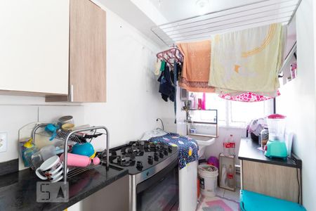 Cozinha e Área de Serviço de apartamento à venda com 2 quartos, 52m² em Colônia (zona Leste), São Paulo