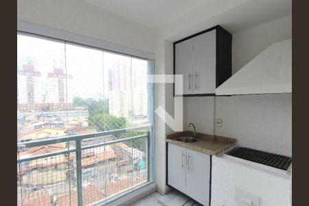 Varanda Gourmet da Sala  de apartamento à venda com 2 quartos, 60m² em Jardim Flor da Montanha, Guarulhos