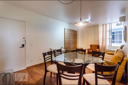 Sala de apartamento para alugar com 1 quarto, 82m² em Pompéia, Santos