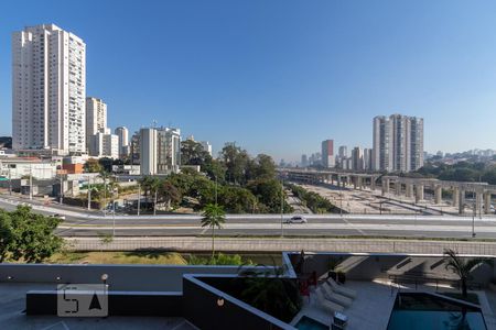 Vista da Sala de apartamento para alugar com 2 quartos, 42m² em Vila Paulista, São Paulo