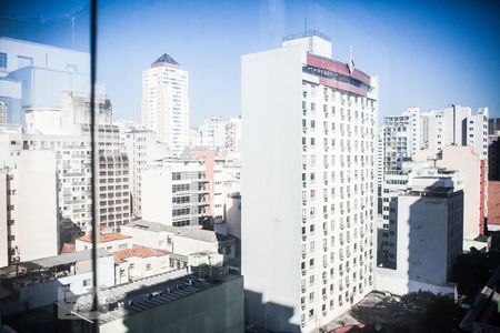 vista da Sacada de kitnet/studio à venda com 1 quarto, 31m² em República, São Paulo